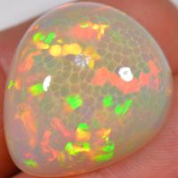 32.5 Karat - Big Brillanter Honeycomb Äthiopischer Welo Opal