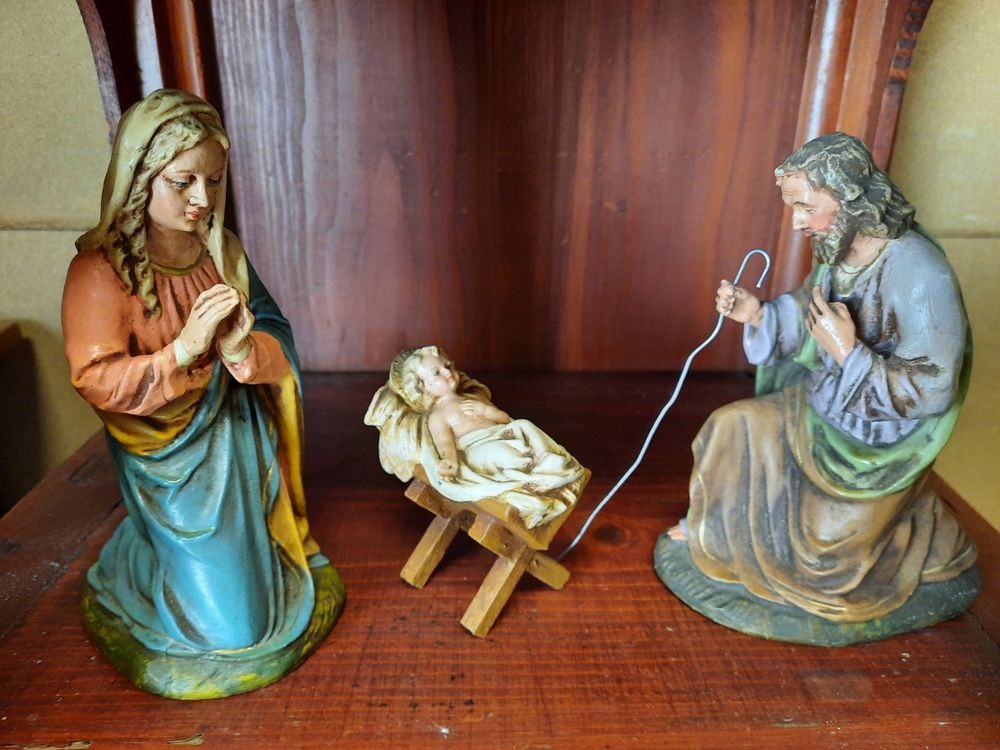 KRIPPENFIGUREN MARIA, JOSEF Und Jesu Kind Nach Prof Produktbild-Vorschau 7