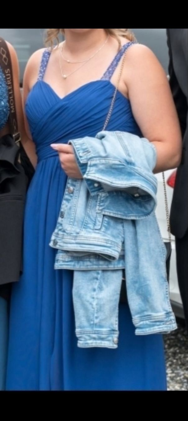 Vestiti: Elegantes blaues Abendkleid Grösse 40 – Usato da Dicken venduto da anita-123