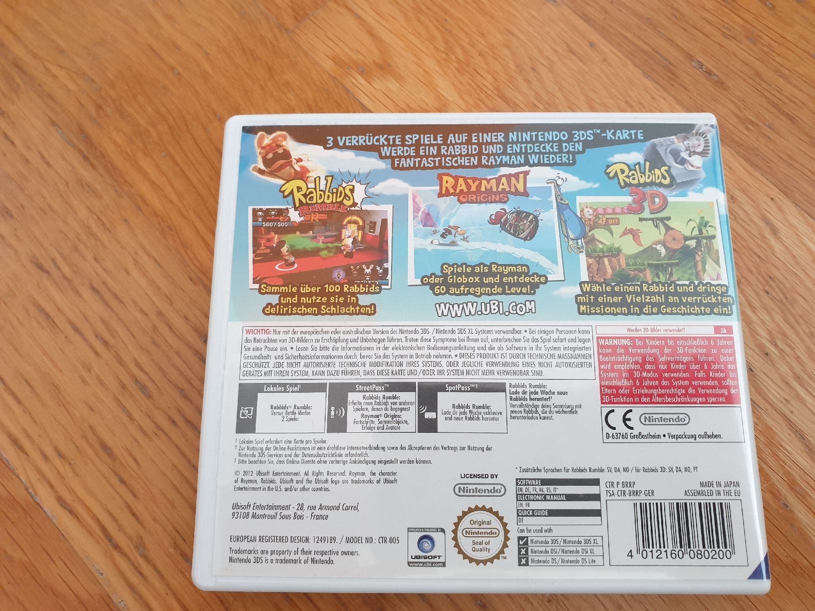 Nintendo Spiele: Rayman and Rabbids family pack – Gebraucht aus Ittigen von Ziok187 2