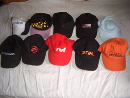 10 caps Set diverse Marken und Farben ungebraucht