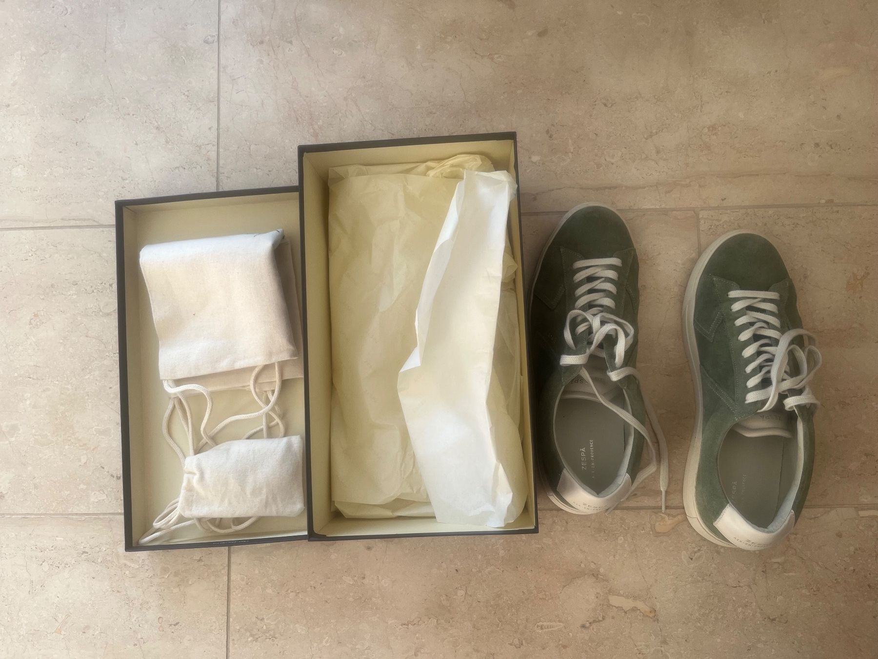 Scarpe da uomo: Zespa ZSP4 FLASH SUEDE Green - 44 – Usato da Wangen b. Olten venduto da ricochet56 7