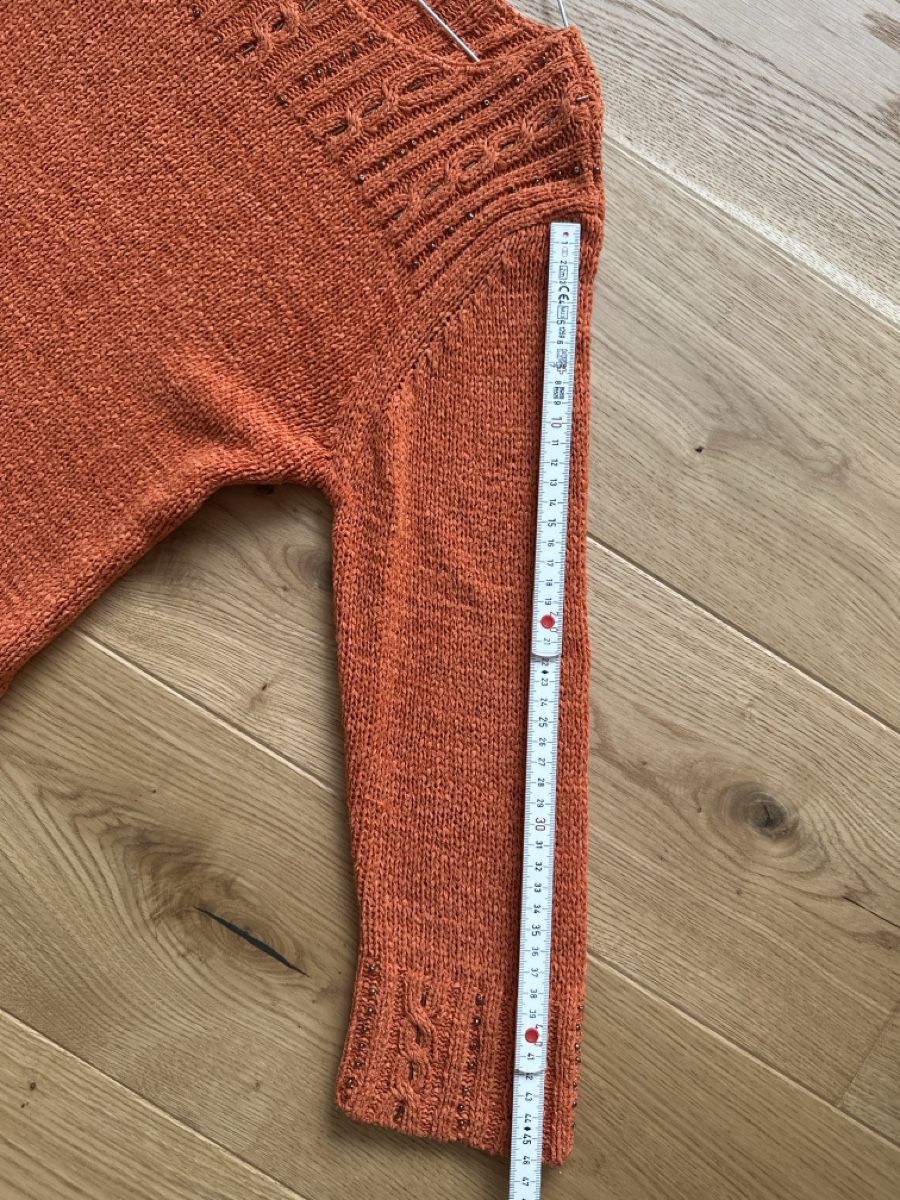 Pulls & Sweat-shirts: Damen Pullover orange T2 Strick Details – D'occasion à Rothenburg par wer_g9fd 6