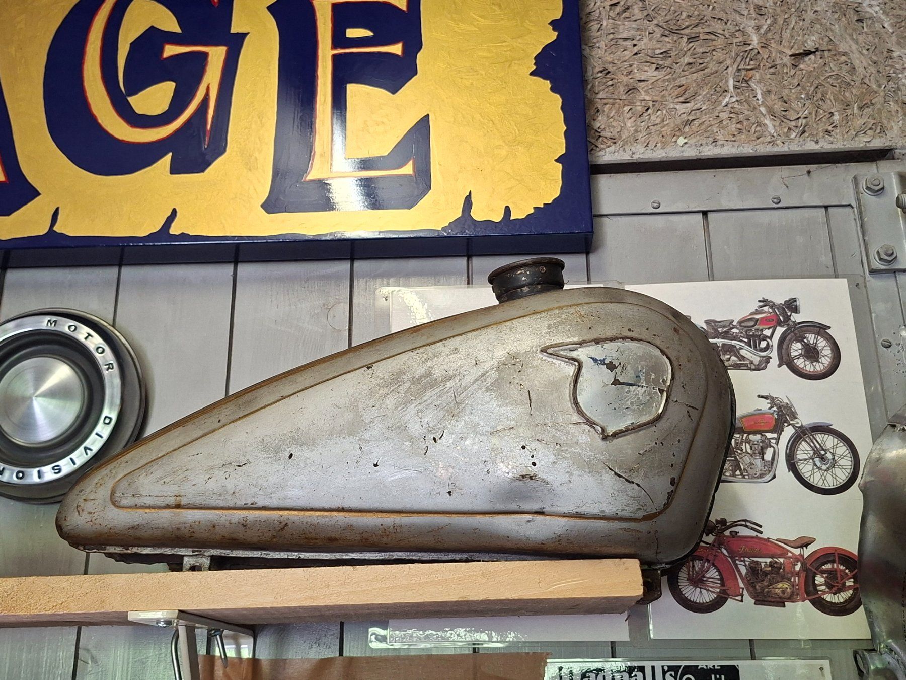 Autres accessoires p. véhicule: Tank NSU für Harley Custom – D'occasion à Haslen GL par elrockero
