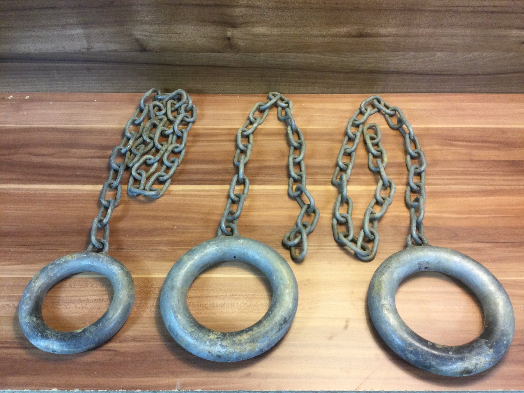 Attrezzi da lavoro: Gebrauchte Ringe mit Kette aus Eisen – Usato da Wangen SZ venduto da kuriosum12