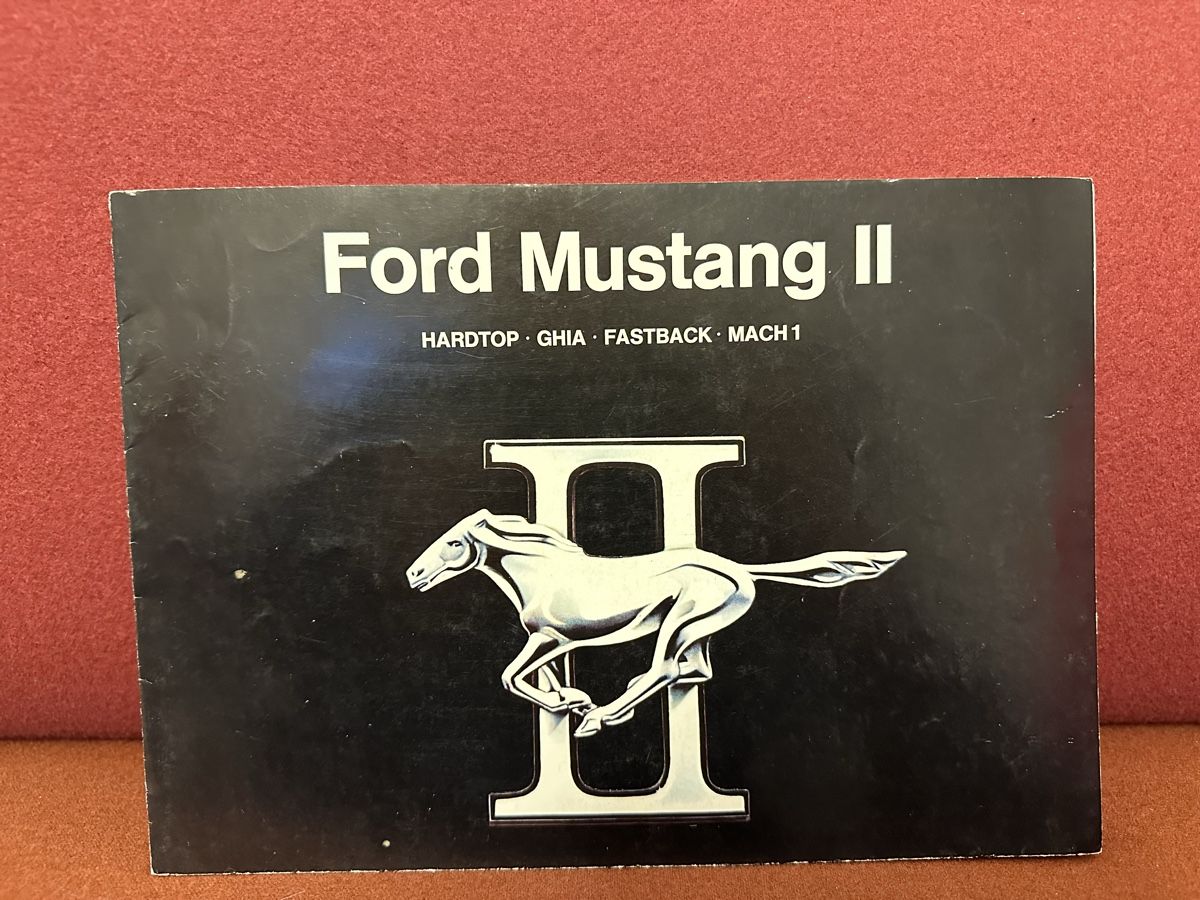 Ford Documenti: Prospekt des Ford Mustang II – Usato da Bern venduto da 3636-agb