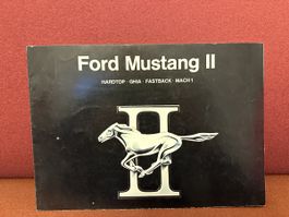 Prospekt des Ford Mustang II
