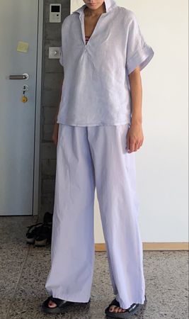 Linenhemd & Baumwolle Hose - MADE IN ITALY
