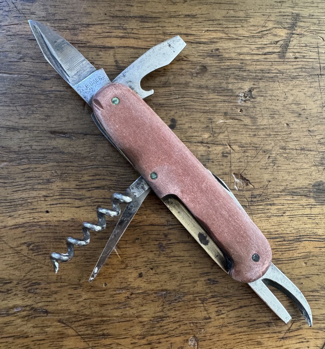 Coltelli tascabile: Altes Sackmesser Taschenmesser BAER gebraucht – Usato da Rothrist venduto da Luckywinner 7
