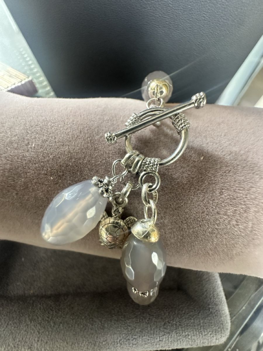 Armbänder & -reifen: Armband mit Grauen Achat – Neu und originalverpackt aus Kriens von Hortensie6 2