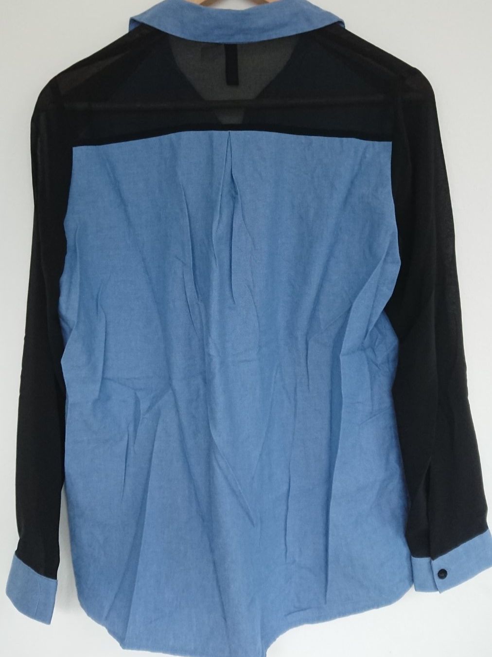 H&M Camicette: Damen Bluse Gr. S 36 H&M Blau Schwarz – Usato da Hallau venduto da CHACLA 2