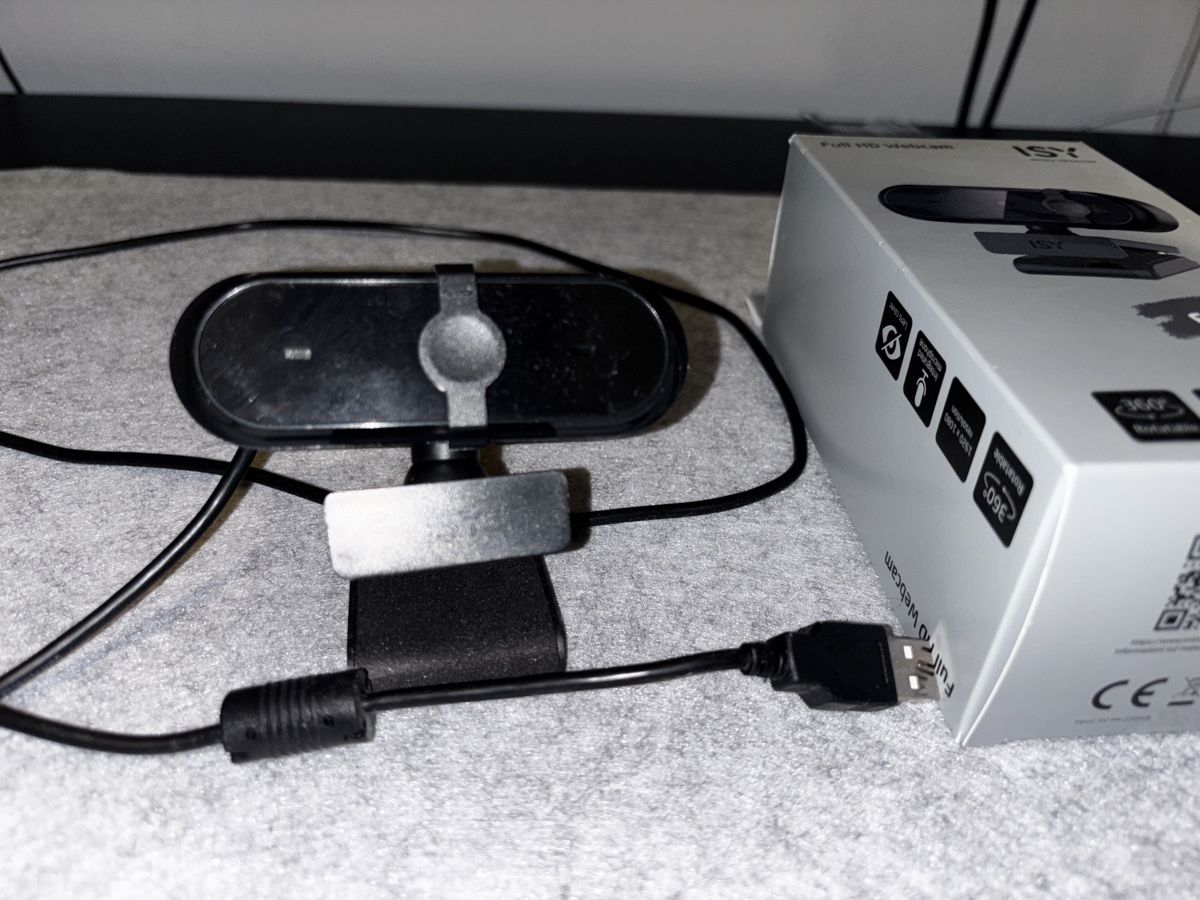 Webcam: ISY 2000 Full HD Webcam 3620 mit Mikrofon und Linse – Nuovo (secondo la descrizione) da Dietikon venduto da Onur8953 1