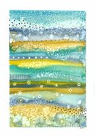 Aquarell Print Abstrakt - 14.5 x 20.5cm