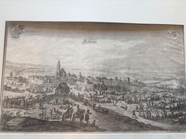 Kupferstich “Bückeburg” – Matthäus Merian – 17. Jahrhundert