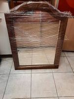 specchio legno massiccio