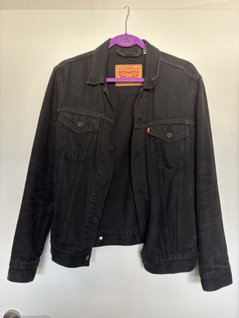 Veste en jean Levi's noire homme taille M bon état