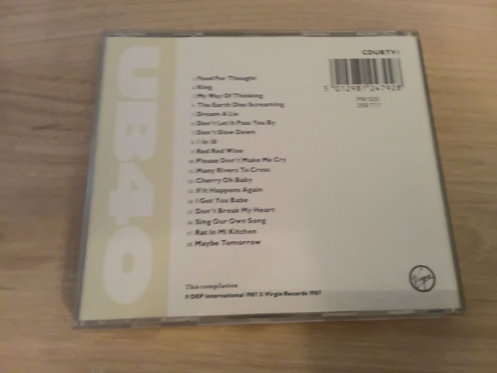 CD: UB40 – Usato da Liebefeld venduto da CD-Urs 1
