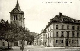 Le Locle - l'Hôtel de Ville + ca. 1910