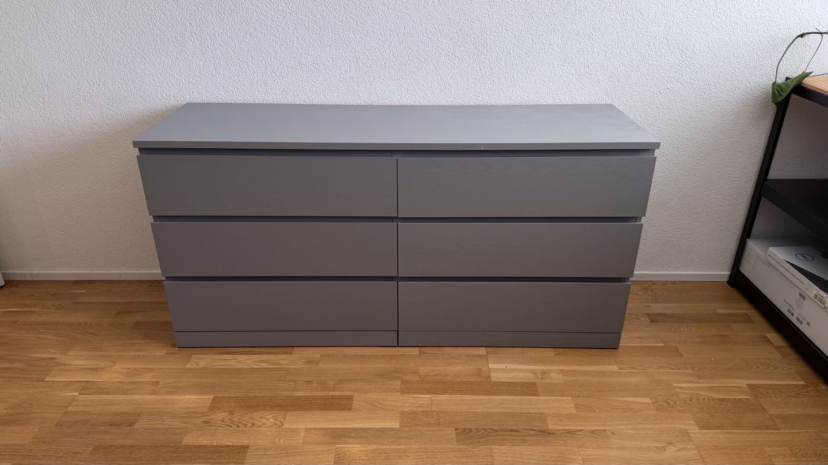 Ikea Cassettiere: Malm Kommode, IKEA, grau lasiert – Nuovo (secondo la descrizione) da Bern venduto da noahgasser 1