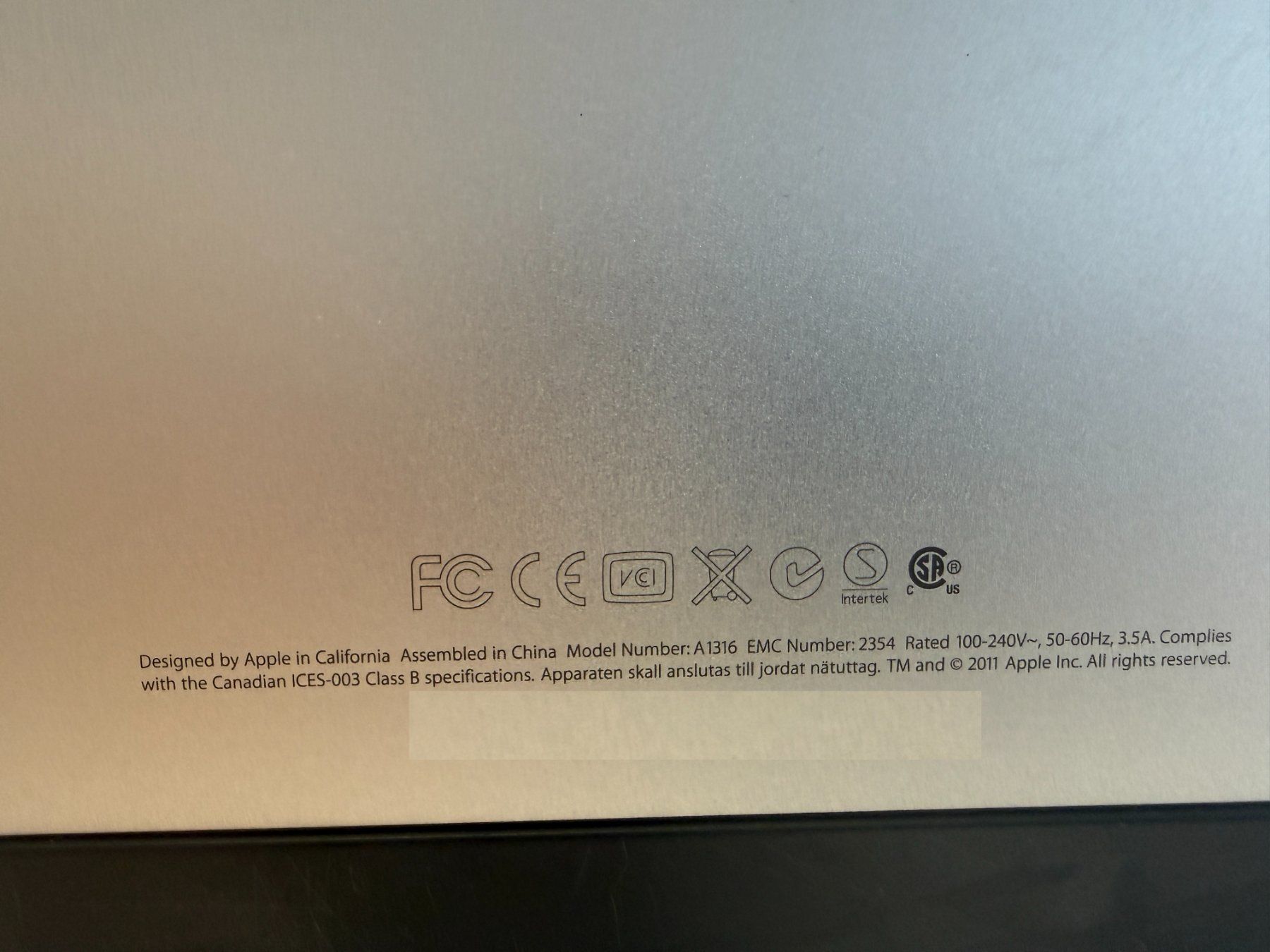 Apple Monitore: Apple LED Cinema Display / Bildschirm 27" – Gebraucht aus Flurlingen von Zuegers 4