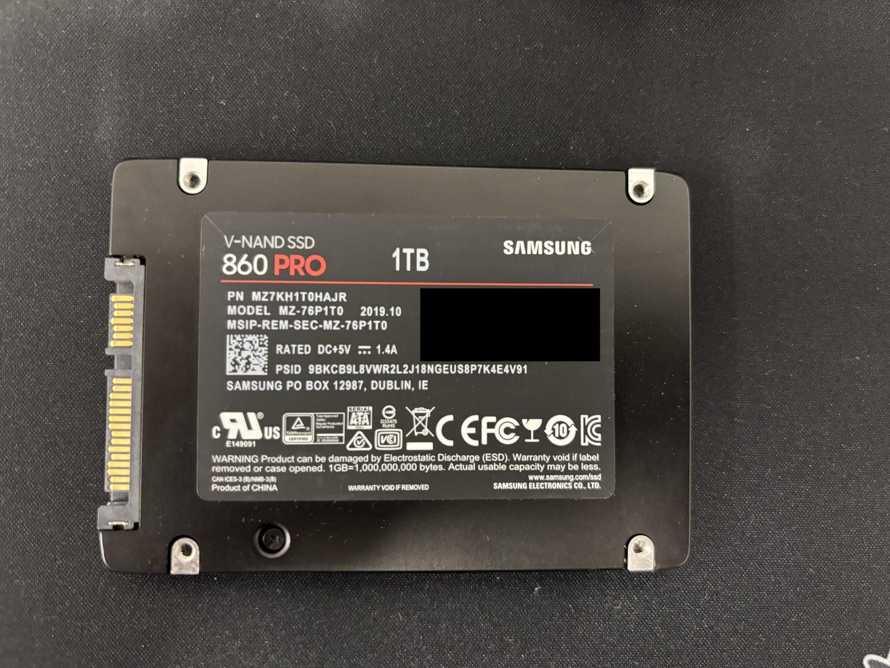 Samsung Dischi rigidi: Samsung SSD 860 PRO 1TB – Usato da Mels venduto da Szimi 1