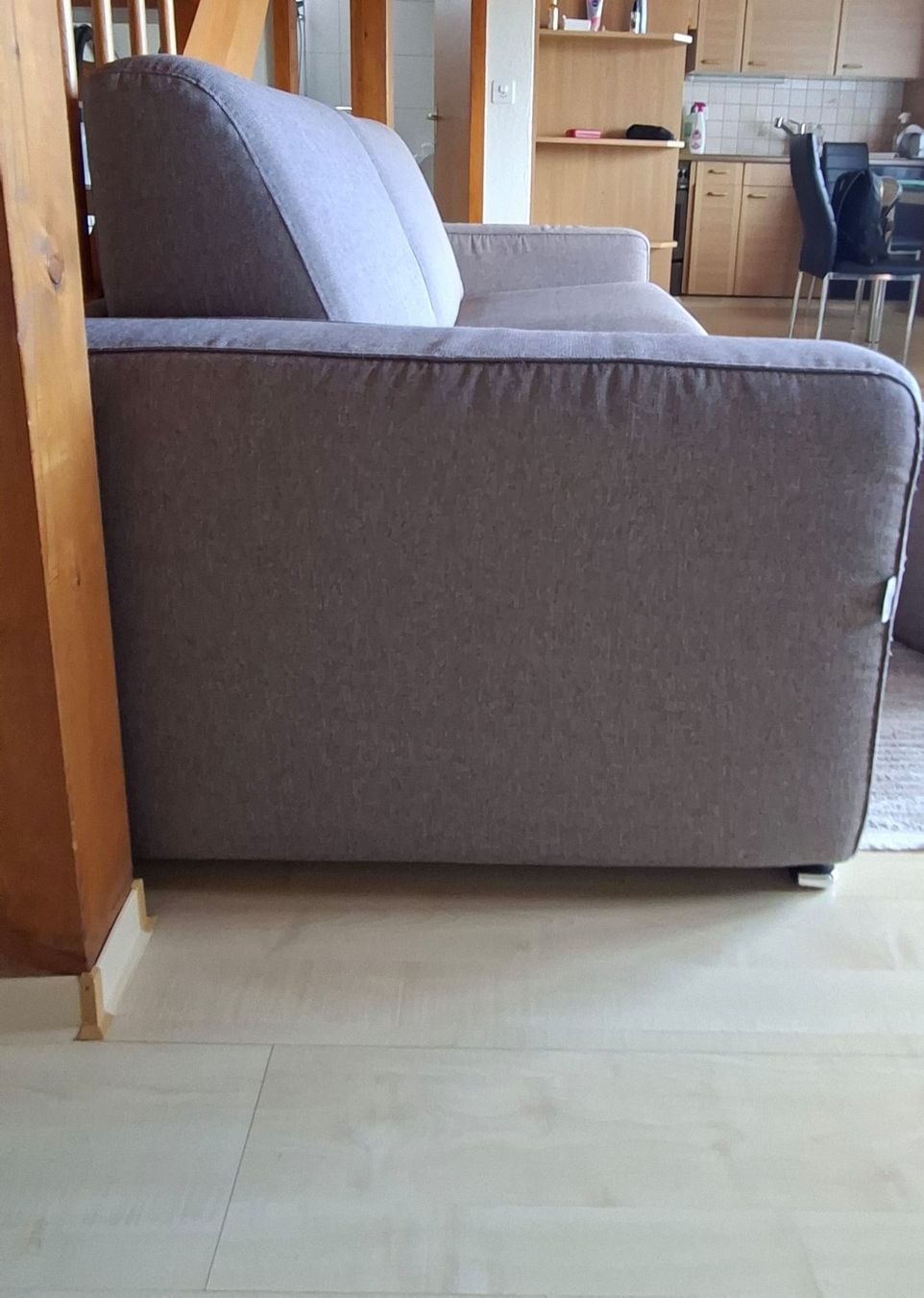 Sofas: Schlafsofa grau Bettfunktion Hocker Sofa – Neu (gemäss Beschreibung) aus Laufen von nostalgie0811 3