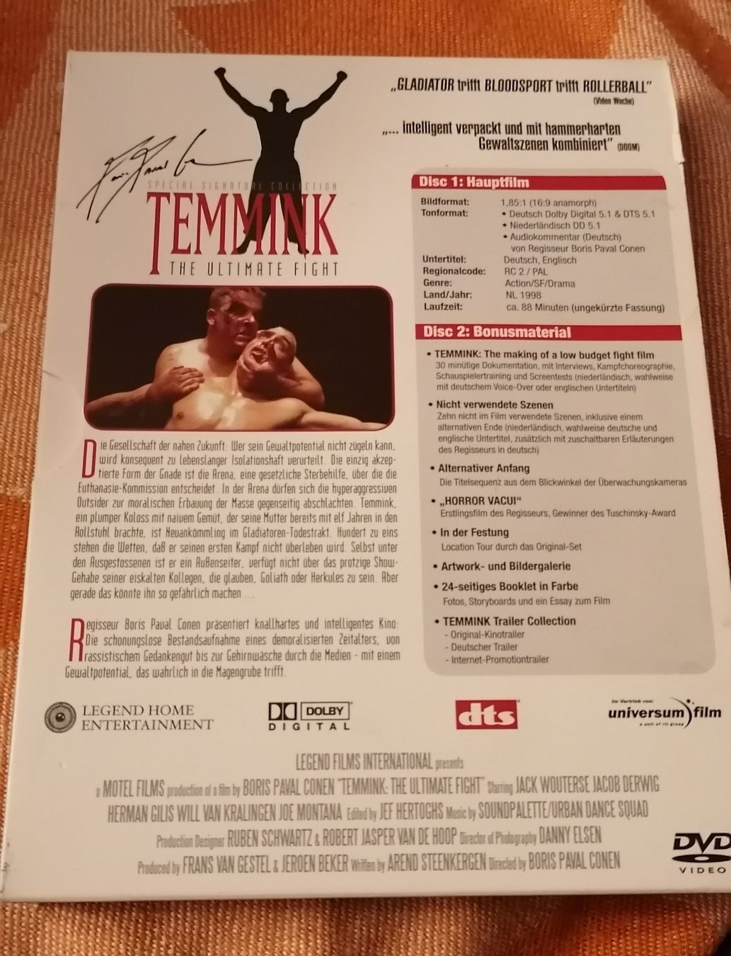 Tutti i DVDs: Temmink DVD - guter Zustand – Usato da Elsau venduto da 1995staub 1