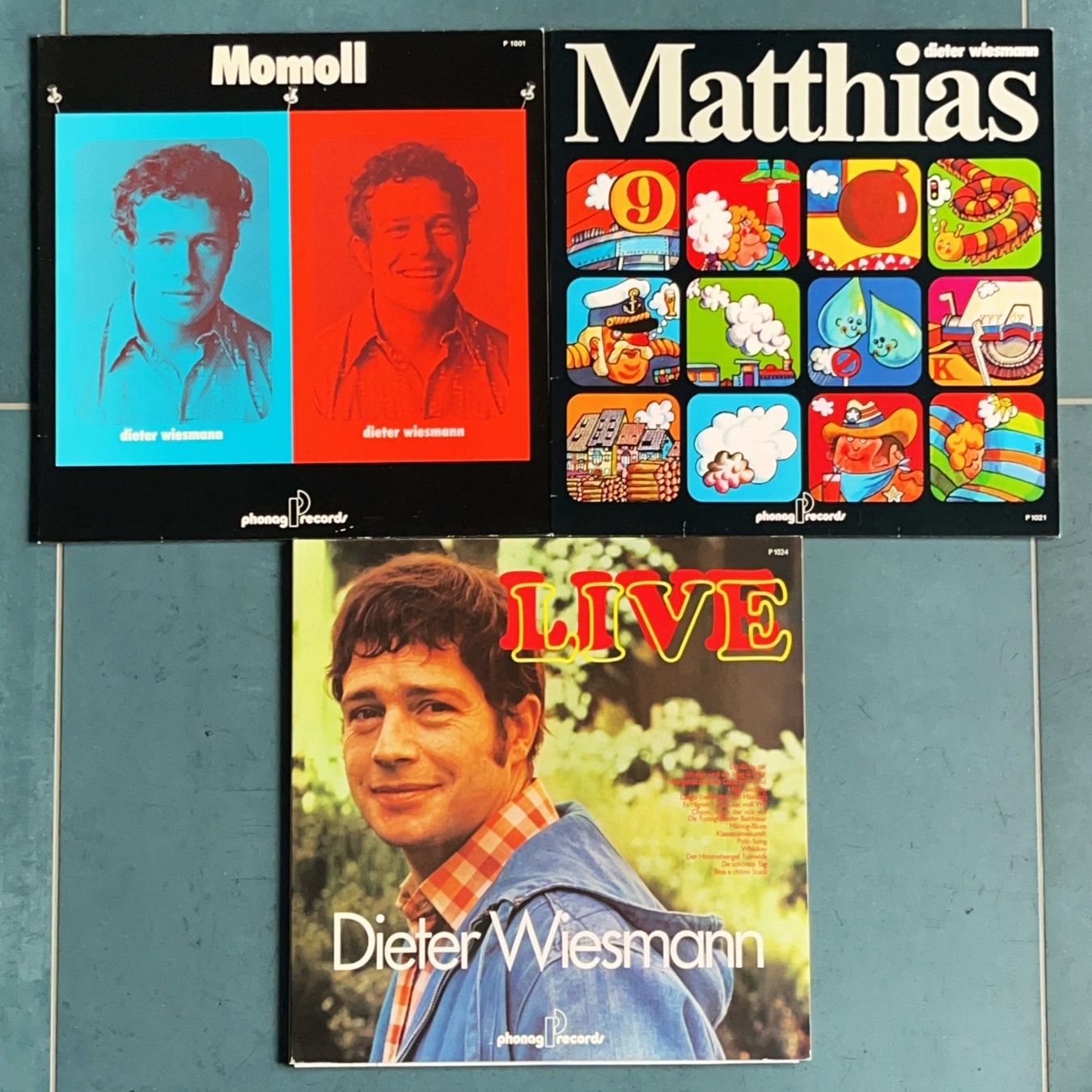 Dischi in vinile: 3 LPs Dieter Wiesmann – Usato da Winterthur venduto da meduc11