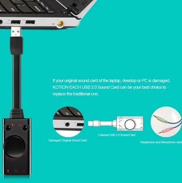 Schede audio: Soundkarte 7.1 USB 2.0 Externe – Nuovo e nell'imballaggio originale da Unterägeri venduto da RmOnline 3