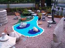 Gartenbau, Gartendekoration Glaskies