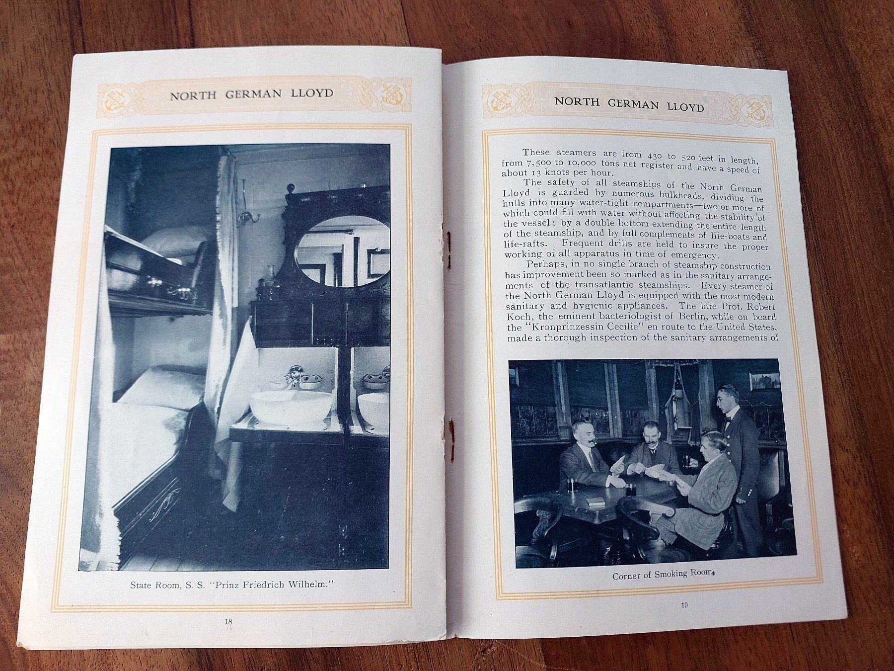 Bücher: North German Lloyd - Schiffsprospekt - Second Cabin – Gebraucht aus Schönenwerd von Steidi 5