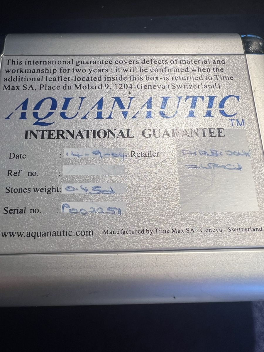 Orologi: Aquanautic Full Set – Usato da Laufen venduto da groove60 4