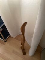 Vintage Grosser Holz Kranich 75cm