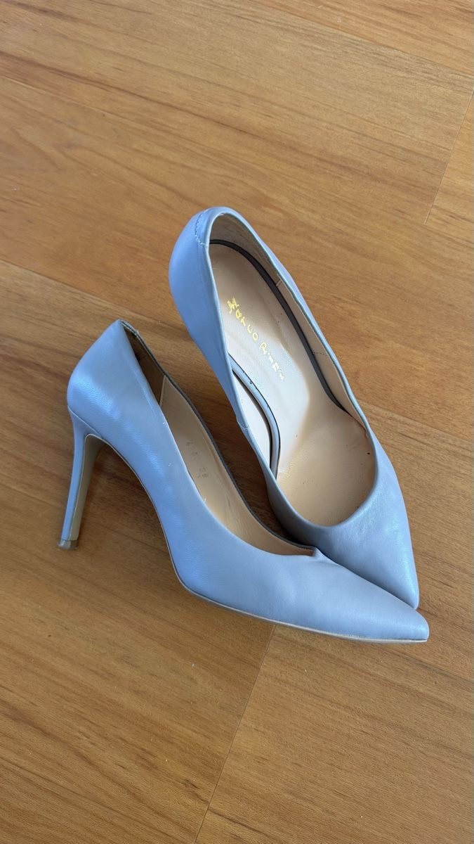 Damenschuhe: Marco Pini Pumps, Gr. 39, hellgrau – Gebraucht aus Knonau von yuz_px92 1