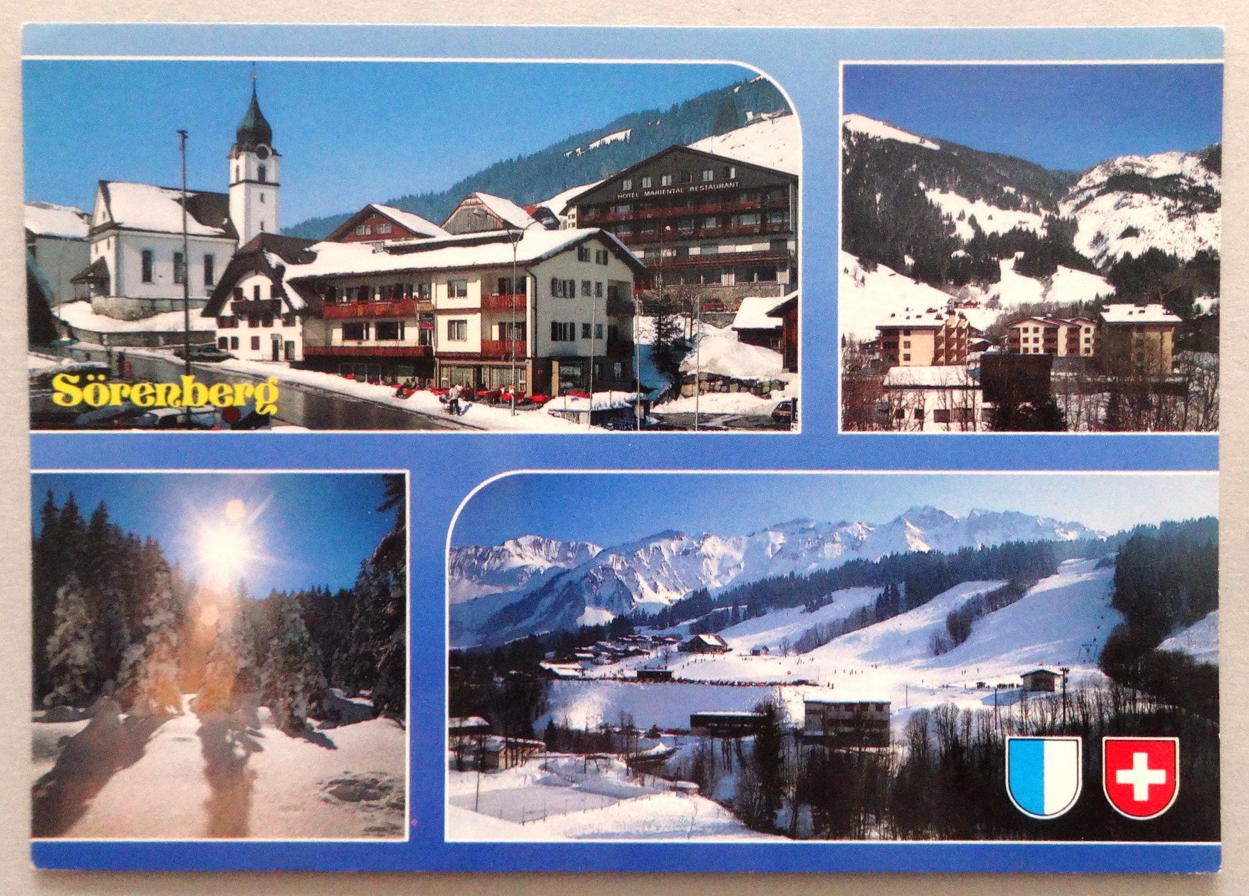 Cartoline postali: Sörenberg 1166-2350 m – Usato da Fétigny venduto da Billy2miny