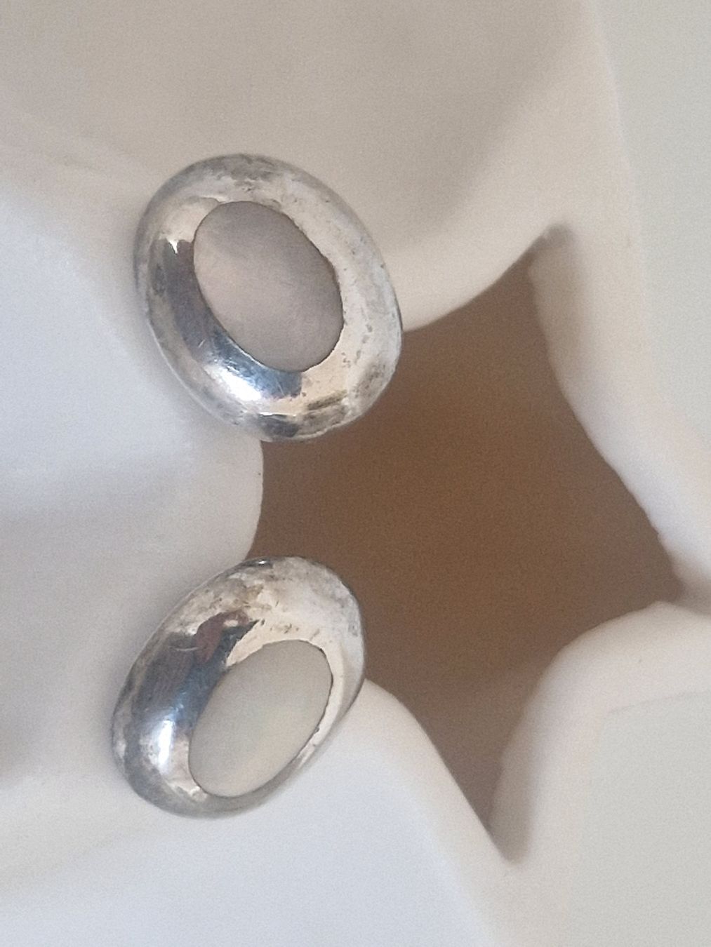 Orecchini pendenti & Orecchini a lobo: Ohrstecker mit Perlmutt – 925 Silber – Usato da Küsnacht ZH venduto da 2011_ 3
