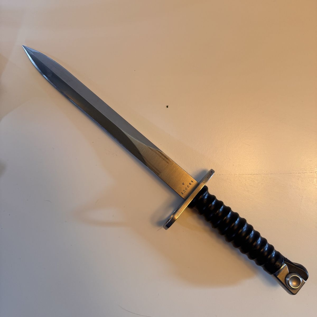 Schweizer Armee Armi bianche: Schweizer Ordonnanz Bajonett – Usato da Aeschi b. Spiez venduto da sch_nyv9 2