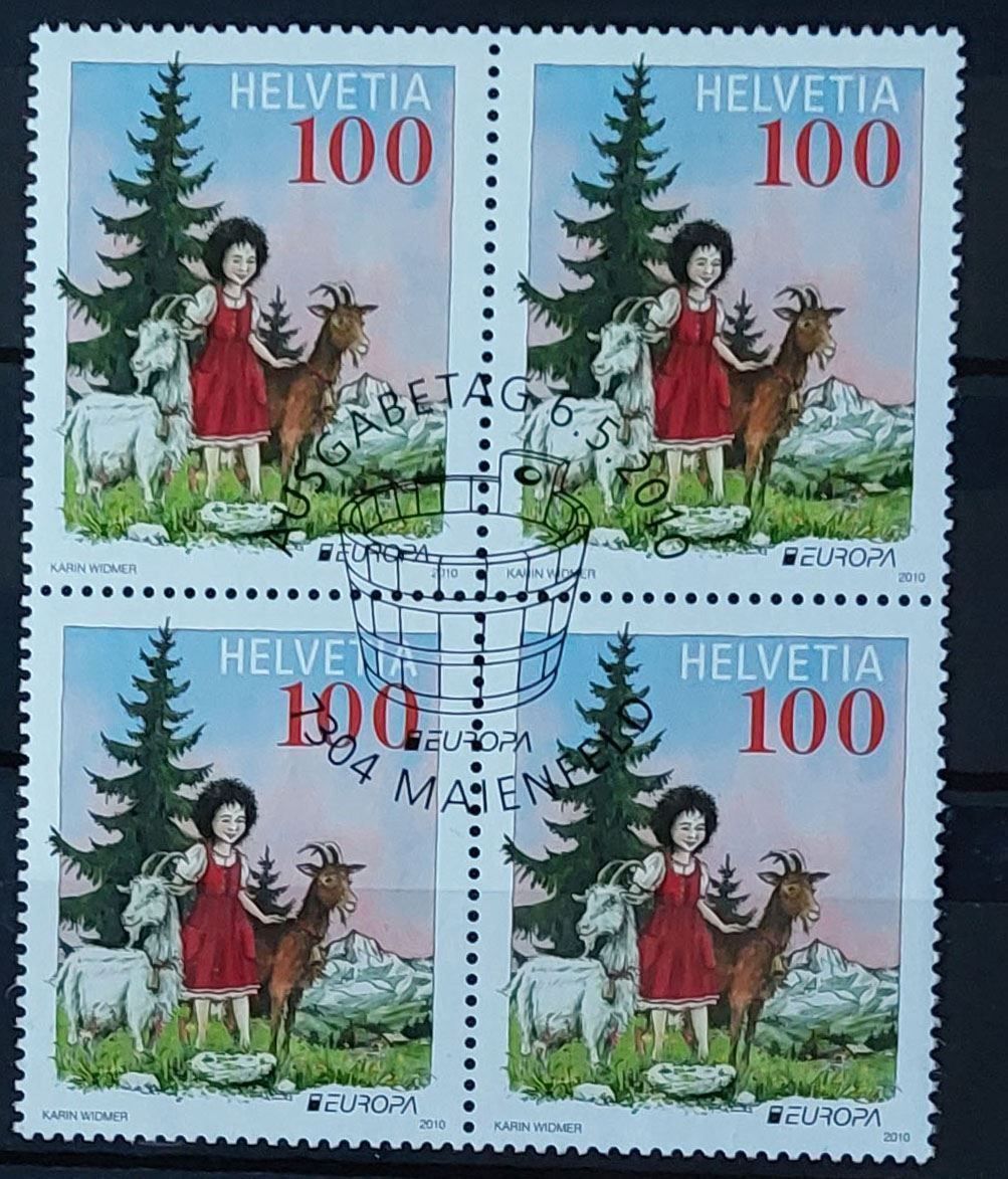 Tutti i francobolli: B1351 - Heidi B4 1er jour – Usato da Trélex venduto da Phil_Albert