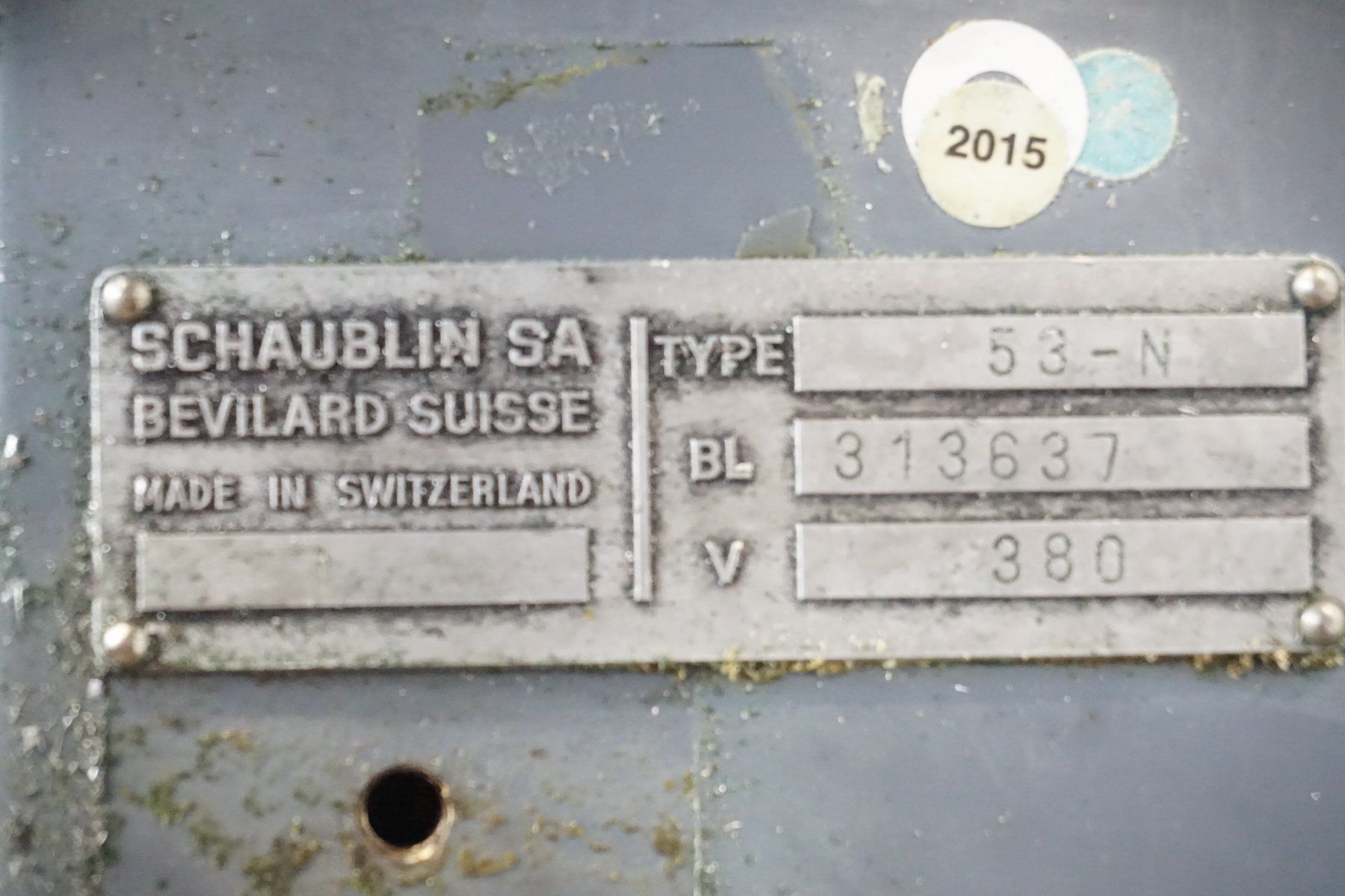 Schaublin Tutte le macchine: Fraiseuse SCHAUBLIN 53N – Usato da La Chaux-de-Fonds venduto da Greub_Machines 7