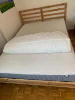 mattress VESTERÖY IKEA 140x200cm with bedframe TARVA
