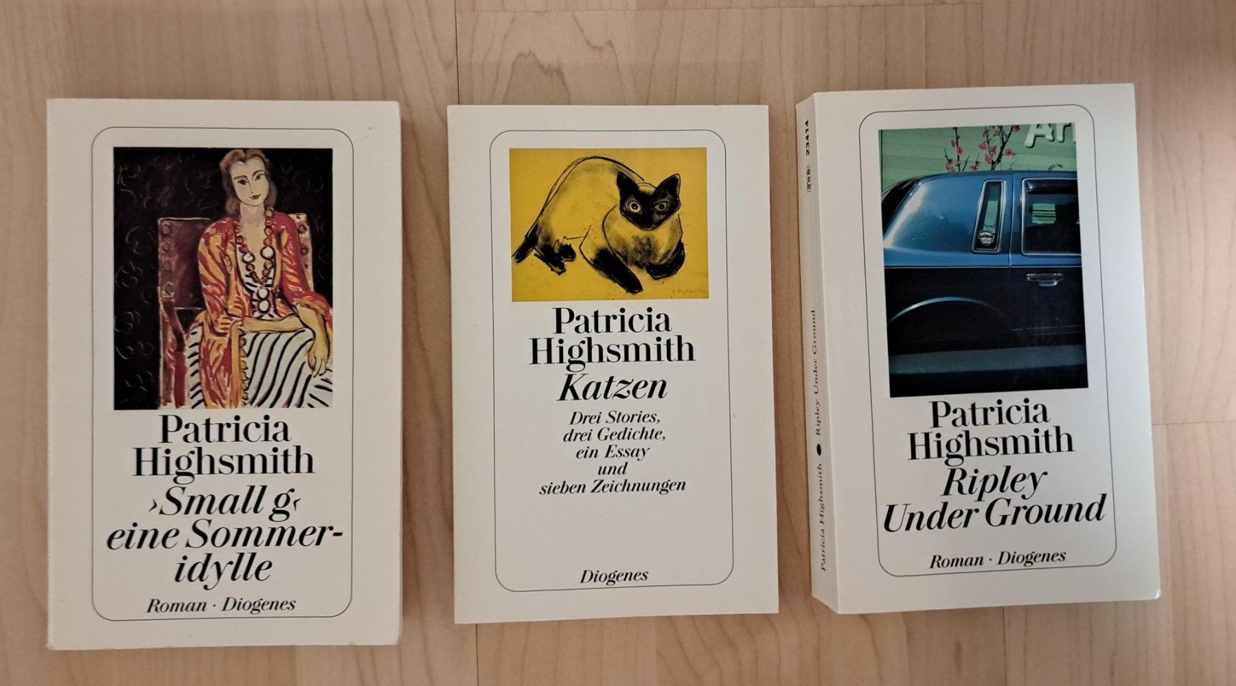 Bücher: 3x Romane, Diogenes, Patricia Highsmith, Krimi – Gebraucht aus Basel von Patiscat