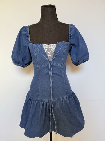Boho Jeansminikleid