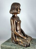 Lagerräumung ! Bronze Figur Meditation Girl OBF011 5,5 kg