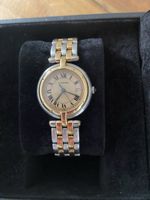 Cartier Damenuhr Panthere Quarz Stahl Gold Mix guter Zustand