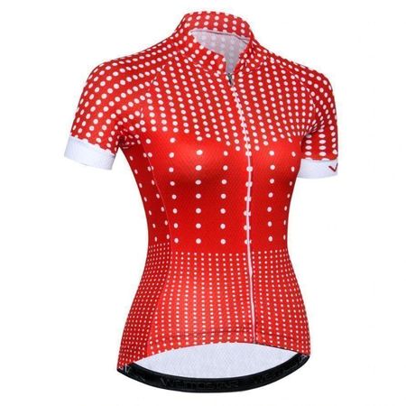 NEUES Bike-Shirt rot-weiss Polka dot Gr. XS - 801160