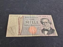Billet Italie 1000