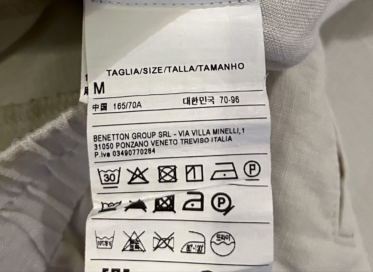 Benetton Pantaloni: Pantalon en lin BENETTON – Nuovo (secondo la descrizione) da Lausanne venduto da micou47 3
