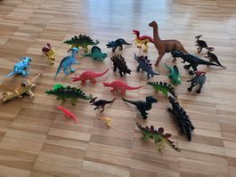 25 Dinosaurier-Figuren, Spielzeug-Dinos,
