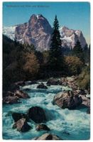 Reichenbach mit Well- und Wetterhorn, gelaufen 1925