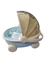 Labubu poussette bleu avec coussin sans peluche NEUF